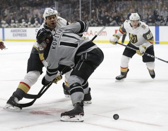 Vegas Golden Knights' Ryan Reaves Los Angeles Kings Anze Kopitar