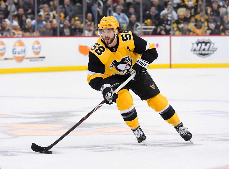Kris Letang 19'20 Alternate Pittsburgh Penguins Photomatched Game