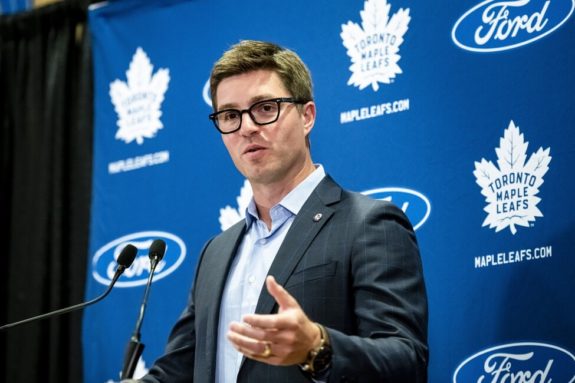 Kyle Dubas, directeur général des Maple Leafs de Toronto