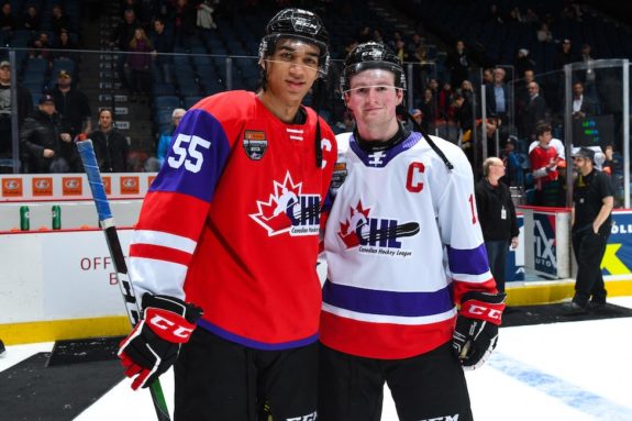 Alexis Lafreniere Quinton Byfield Top Prospects Game