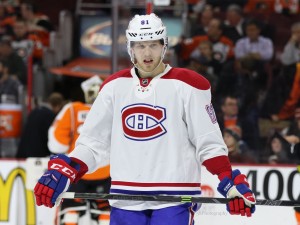 Ex-Montreal Canadiens forward Lars Eller - (Amy Irvin / The Hockey Writers)