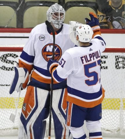 Robin Lehner, Valtteri Filppula