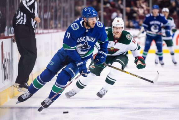 Vancouver Canucks' Josh Leivo