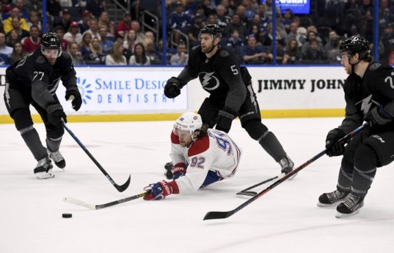 Montreal Canadiens Jonathan Drouin Tampa Bay Lightning Dan Girardi