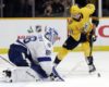 Jarnkrok's Goal, Assist Lead Predators past Sharks 3-1