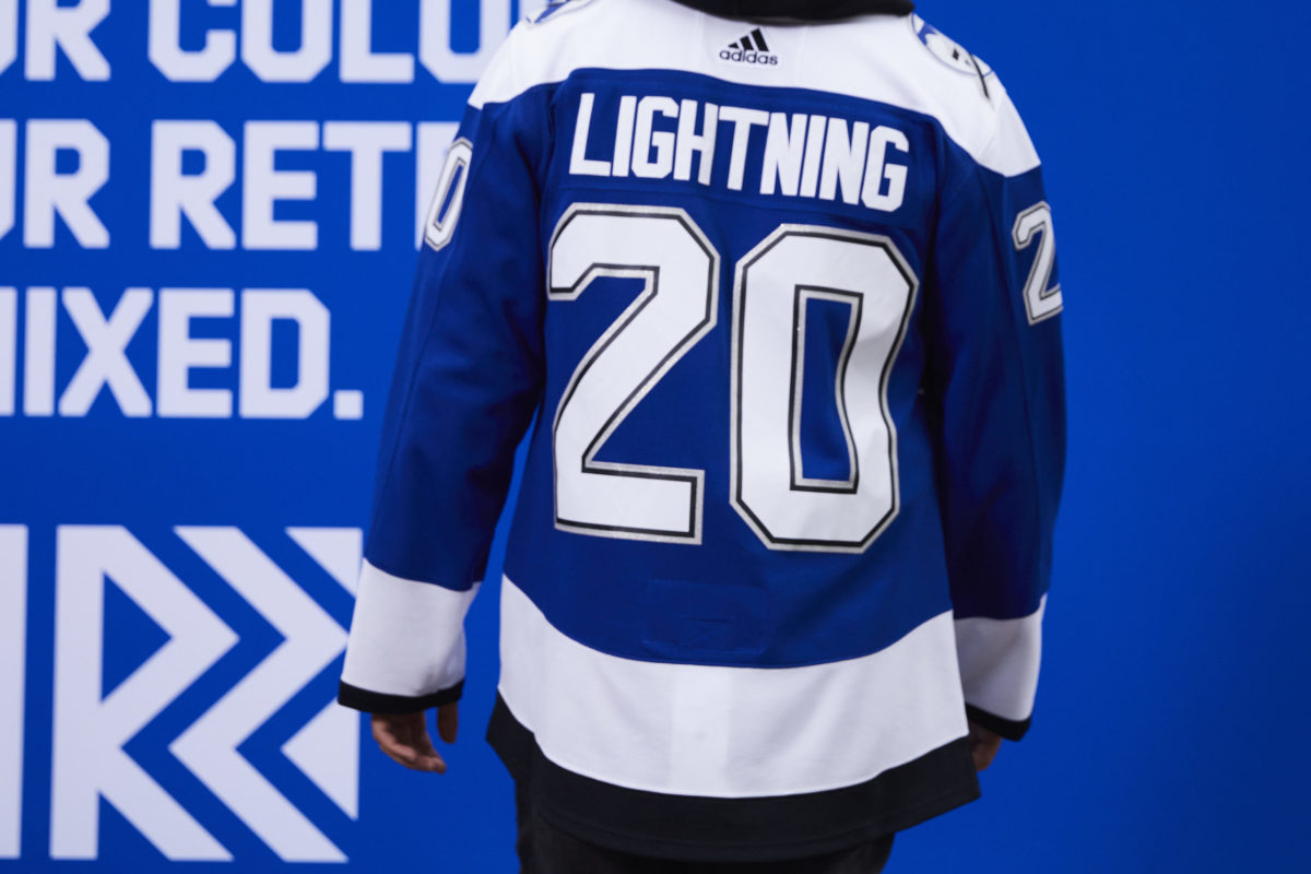 Tampa Bay Lightning Reverse Retro jersey