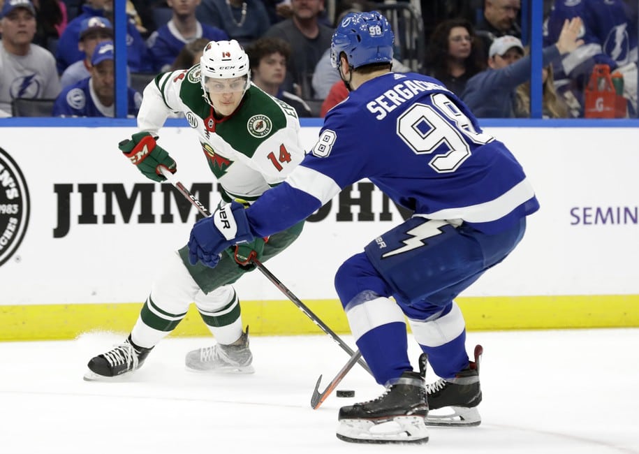 No. 1 center role with Wild hasn't gone to Joel Eriksson Ek's head