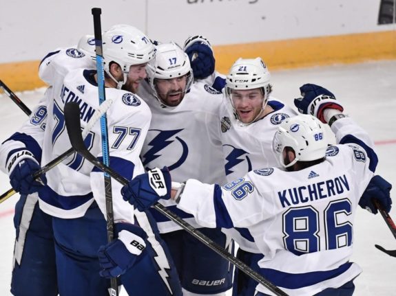 Tampa Bay Lightning celebrate