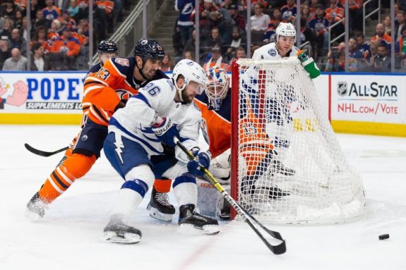 Tampa Bay Lightning Tampa Bay Lightning Nikita Kucherov Edmonton Oilers Jason Garrison