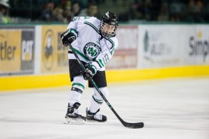 UND junior forward Lisa Marvin (photo credit: UND Athletics)