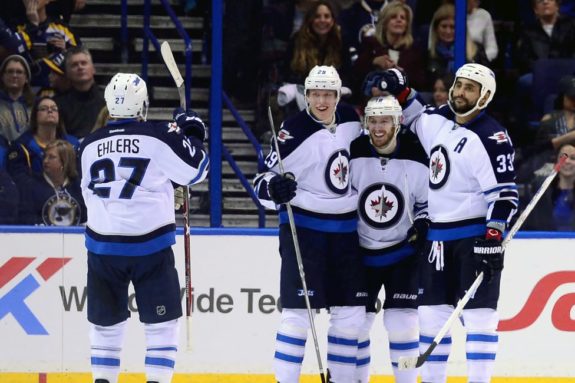 Bryan Little Patrik Laine Dustin Byfuglien Nikolaj Ehlers Jets