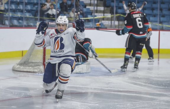 Logan Stankoven Kamloops Blazers