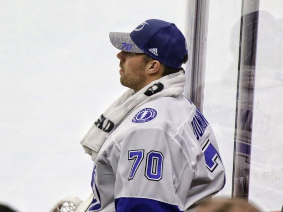 The meaning — and faces — behind Lightning goalie Louis Domingue's