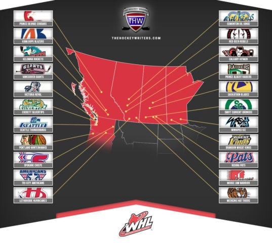 WHL Map Teams