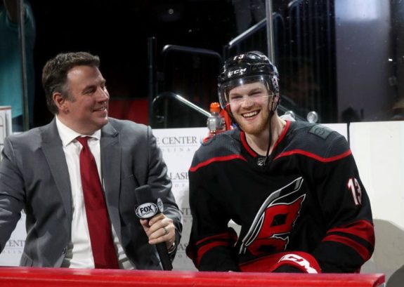 Mike Maniscalco Warren Foegele Carolina Hurricanes