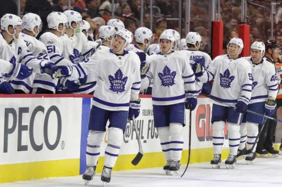 Maple Leafs bench