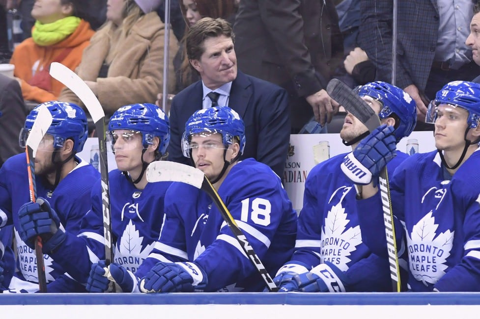 Toronto Maple Leafs head coach Mike Babcock