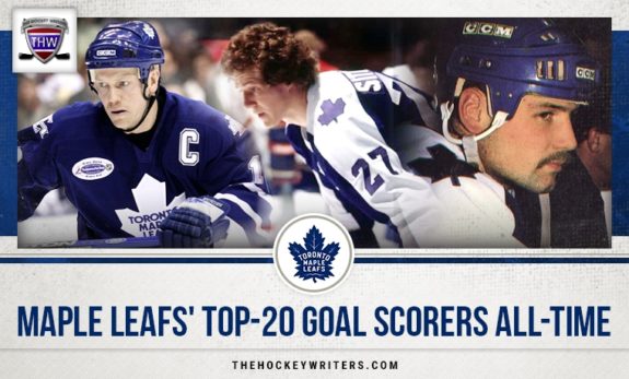 Toronto Maple Leafs' Top 20 Goal Scorers of All-Time