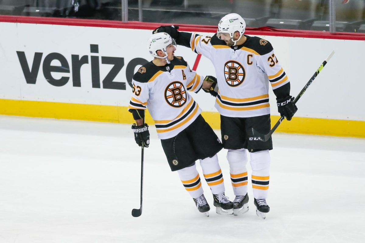 Brad Marchand Patrice Bergeron Boston Bruins