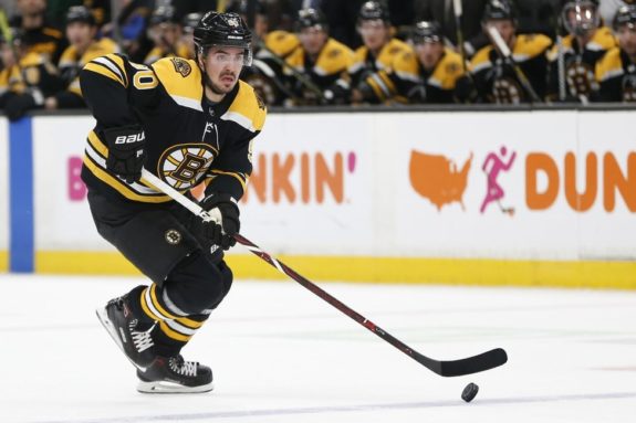 Bruins left wing Marcus Johansson