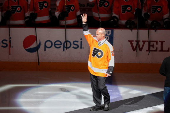 Mark Howe after election to the Hockey Hall of Fame