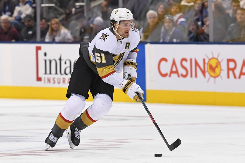 Golden Knight's Mark Stone On The Ice With Team in No-Contact Jersey -  Vegas Hockey Now