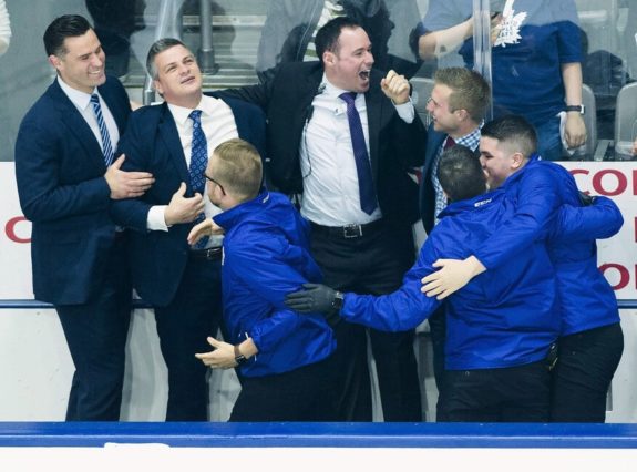 Toronto Marlies head coach Sheldon Keefe