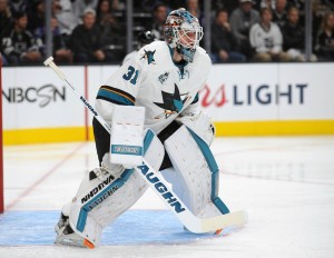 Martin Jones had a monstrous start (Gary A. Vasquez-USA TODAY Sports)