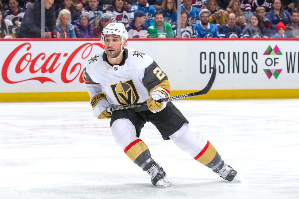 Alec Martinez of the Vegas Golden Knights and his wife Emily