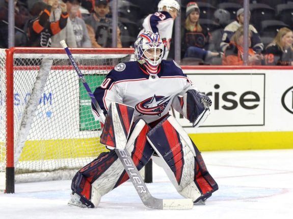 Matiss Kivlenieks est l'un des nombreux joueurs et espoirs des Blue Jackets de Columbus à se rendre au Championnat du monde 2021.