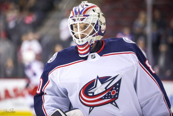 Matiss Kivlenieks Columbus Blue Jackets