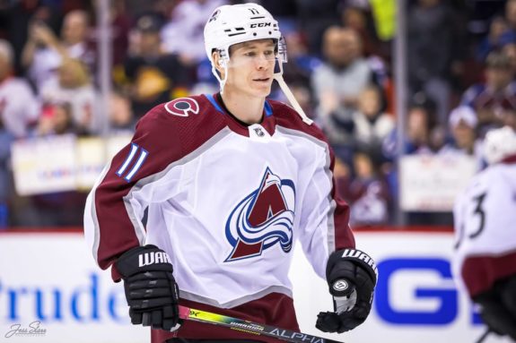 Matt Calvert Colorado Avalanche