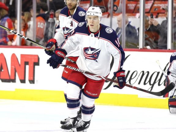 Matt Calvert Blue Jackets