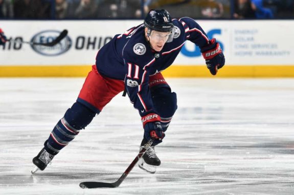 Matt Calvert Columbus Blue Jackets