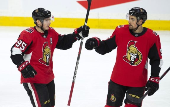 Matt Duchene Cody Ceci Senators