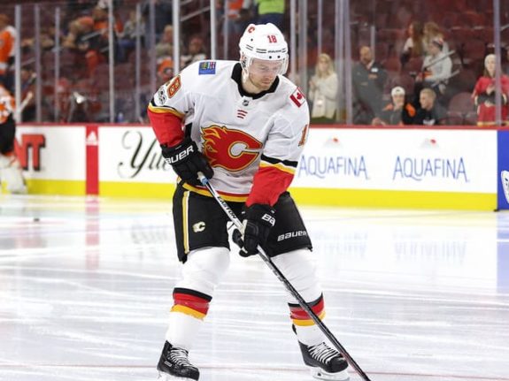 Matt Stajan #18, Calgary Flames