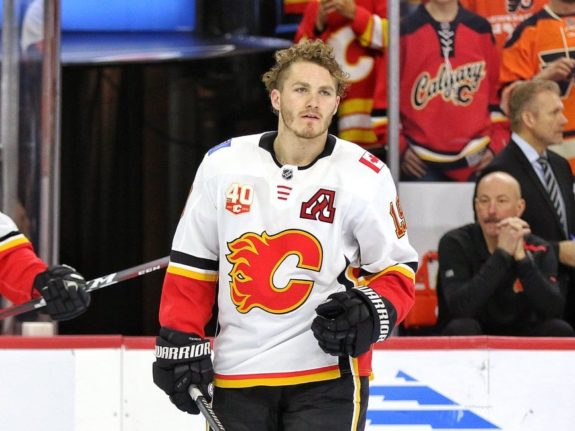 Matthew Tkachuk Calgary Flames Fight Zack Kassian Battle of Alberta Edmonton Oilers