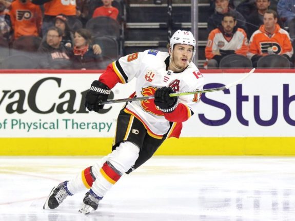 Matthew Tkachuk Calgary Flames Andrew Mangiapane Breakout Top Six Forward Winger Backlund