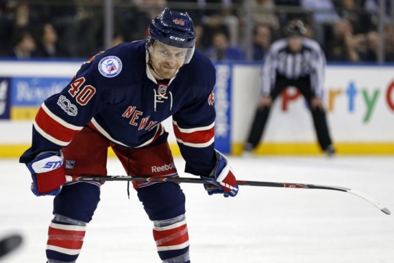 Rangers forward Michael Grabner 