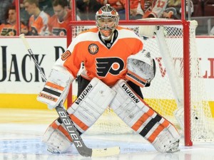 Neuvirth played the best hockey of his career in 2015-16 finishing with a .924 save % (Amy Irvin / The Hockey Writers)