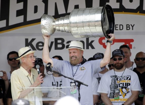 Mike Lange Phil Bourque Pittsburgh Penguins