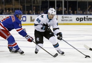 Mikkel Boedker has provided speed but no scoring punch for Sharks