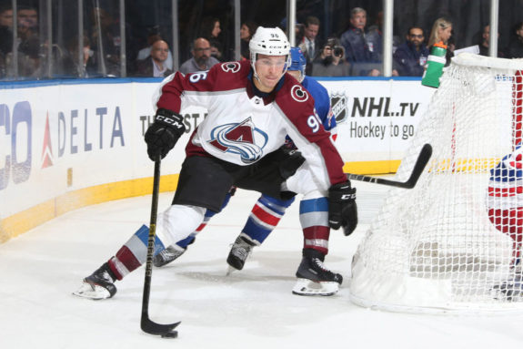 Mikko Rantanen #96 of the Colorado Avalanche