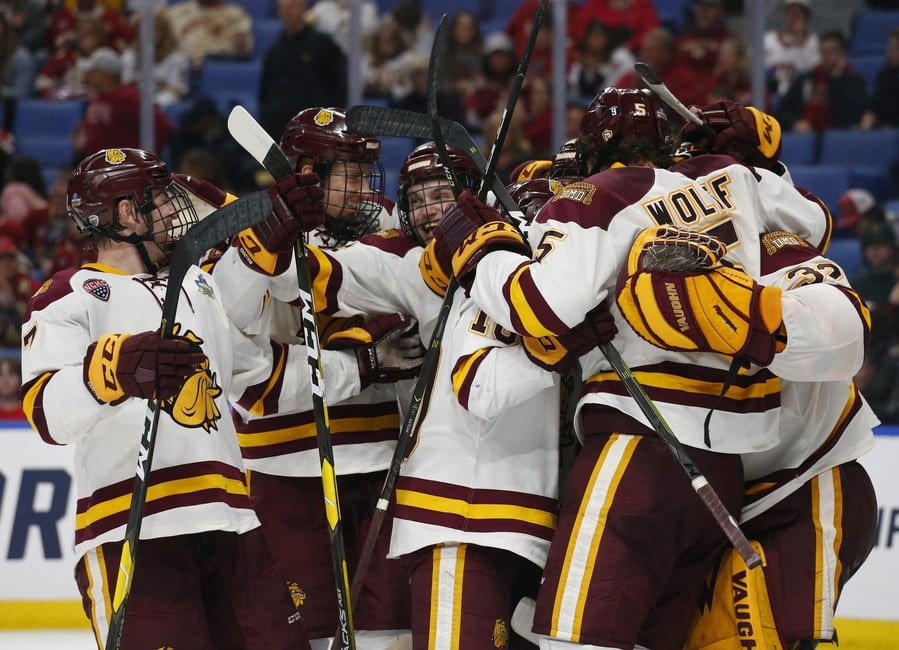 Minnesota Duluth Wins 2nd Straight Title Beating UMass 3 0