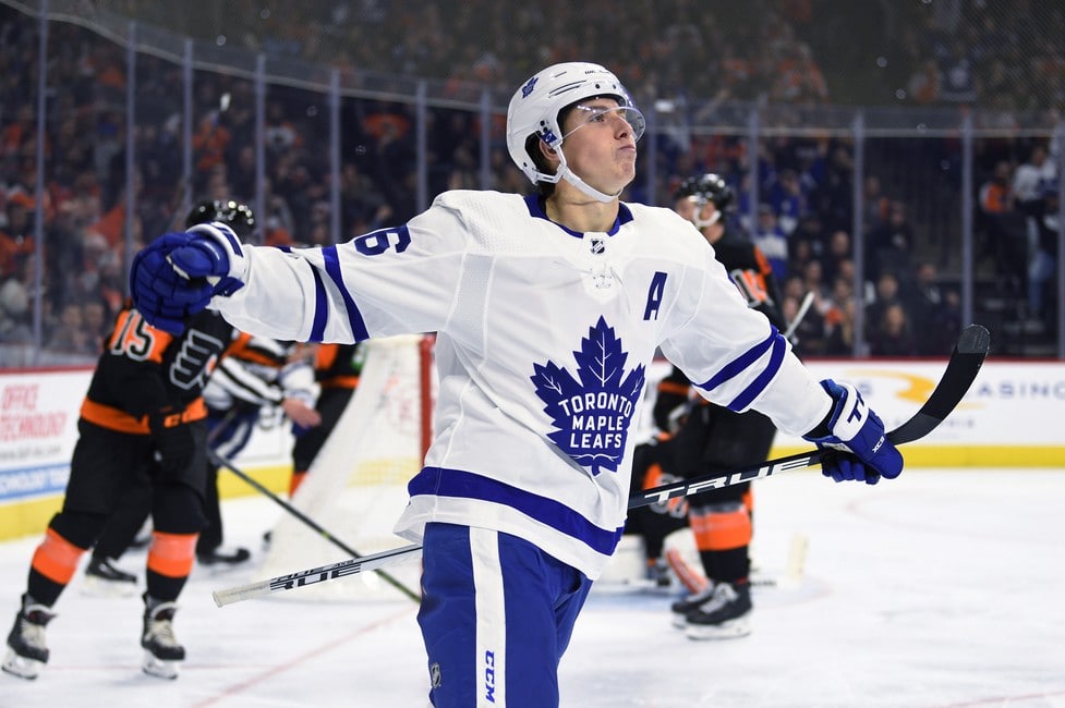 Mitch Marner extends Maple Leafs-record points streak to 21 games - NBC  Sports