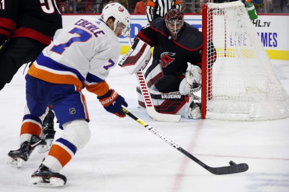 Carolina Hurricanes Petr Mrazek New York Islanders Jordan Eberle