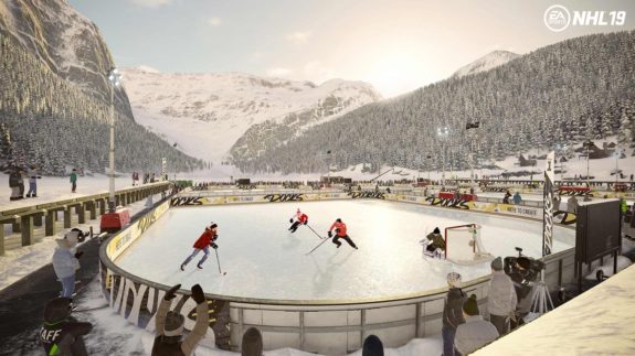 Outdoor action - EA Sports NHL19
