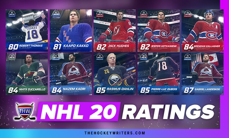 NHL 20 Player Ratings: Top 10