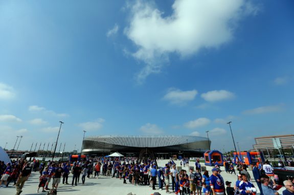 Nassau Veterans Memorial Coliseum before a game