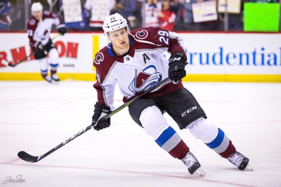 Nathan MacKinnon Colorado Avalanche Seattle Kraken